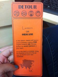 Amazing Race - Playing Cards